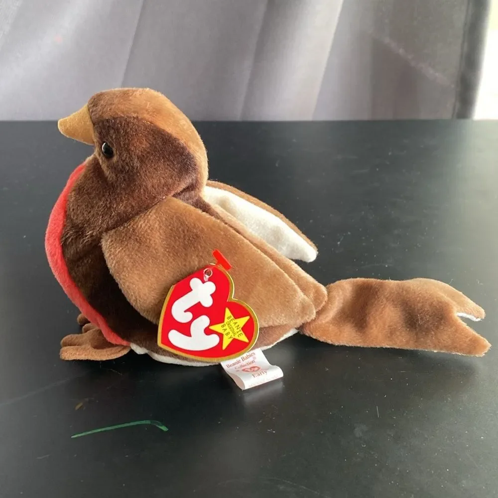 Beanie Baby TY Early Vintage Robin Bird 1997